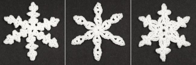 Snow Star Ornaments crochet pattern: 3 unique designs - Click Image to Close