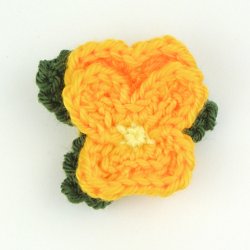 Pansies crochet pattern (pansy baskets)