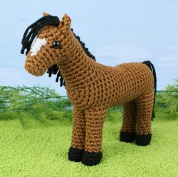 (image for) Horse amigurumi crochet pattern