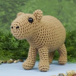 Capybara amigurumi crochet pattern