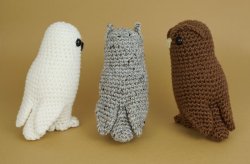 Owl Collection: THREE amigurumi owl crochet patterns