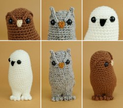 Owl Collection: THREE amigurumi owl crochet patterns