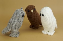 Owl Collection: THREE amigurumi owl crochet patterns