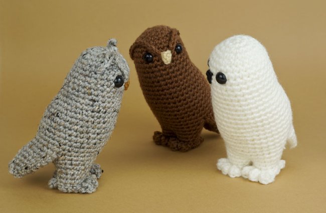 Owl Collection: THREE amigurumi owl crochet patterns - Click Image to Close