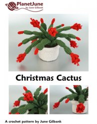 (image for) Christmas Cactus crochet pattern