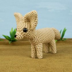 (image for) Fennec Fox amigurumi crochet pattern