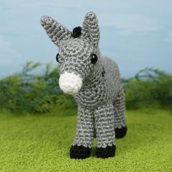 Donkey amigurumi crochet pattern