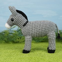 Donkey amigurumi crochet pattern