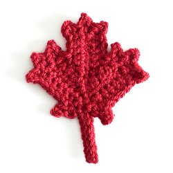 (image for) Maple Leaf Collection & Canadian Flag: THREE crochet patterns