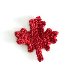 (image for) Maple Leaf Collection & Canadian Flag: THREE crochet patterns