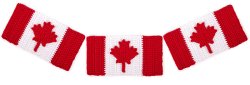 (image for) Maple Leaf Collection & Canadian Flag: THREE crochet patterns