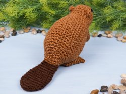 Beaver amigurumi crochet pattern