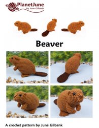 Beaver amigurumi crochet pattern