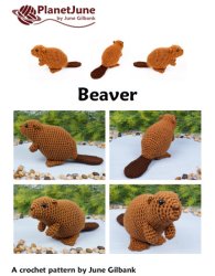 (image for) Beaver amigurumi crochet pattern