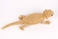 (image for) Bearded Dragon (lizard) amigurumi crochet pattern