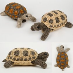 Tortoise amigurumi crochet pattern