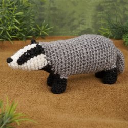 Badger amigurumi crochet pattern