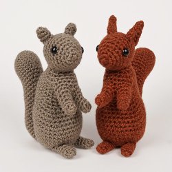 (image for) Squirrel amigurumi crochet pattern