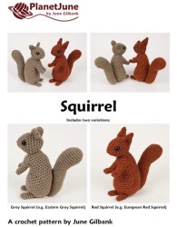 (image for) Squirrel amigurumi crochet pattern