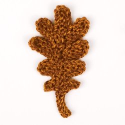 Oak Leaf Collection & Life-Sized Acorn: THREE crochet patterns