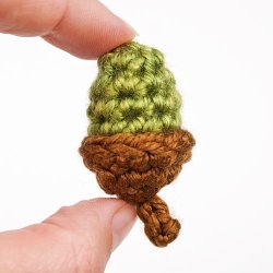 Oak Leaf Collection & Life-Sized Acorn: THREE crochet patterns