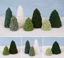 Christmas Trees Set 2 crochet pattern