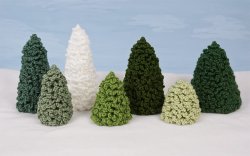 Christmas Trees Set 2 crochet pattern