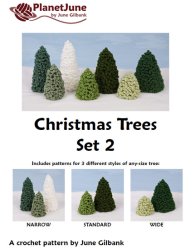 (image for) Christmas Trees Set 2 crochet pattern