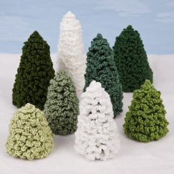 (image for) Christmas Trees Set 2 crochet pattern