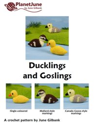 (image for) Ducklings and Goslings amigurumi crochet pattern