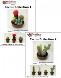 Cactus Collections 1 and 2 - EIGHT crochet patterns