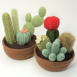 Cactus Collections 1 and 2 - EIGHT crochet patterns