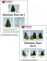 Christmas Trees Sets 1 and 2 crochet patterns