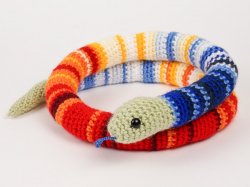 Snake Collection and Temperature Snake amigurumi crochet patterns
