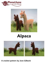 (image for) Alpaca amigurumi crochet pattern