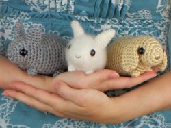 Baby Bunnies - three amigurumi bunny crochet patterns