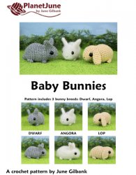 Baby Bunnies - three amigurumi bunny crochet patterns