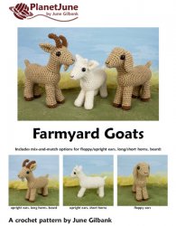 (image for) Farmyard Goats amigurumi crochet pattern