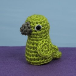 (image for) PocketAmi Set 6: Pets - three amigurumi crochet patterns: Puppy, Kitten, Parrot