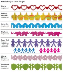 (image for) Paper Chains & Garlands - a Papercraft ebook by June Gilbank