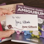 (image for) Personalized Author-Signed Bookplate, signed by June Gilbank