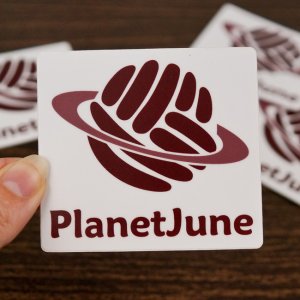 (image for) PlanetJune Vinyl Sticker