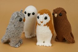 Owl Collection & Barn Owl - FOUR amigurumi crochet patterns