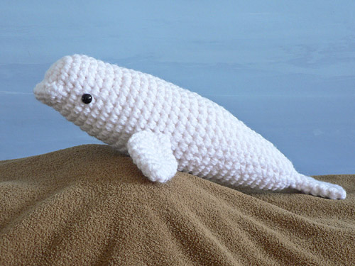 (image for) AquaAmi Beluga Whales amigurumi crochet pattern - Click Image to Close