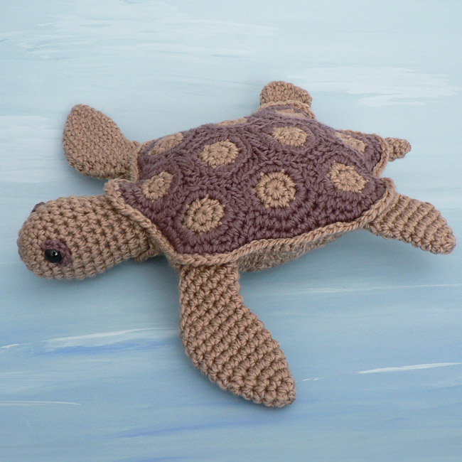 (image for) AquaAmi Sea Turtle amigurumi crochet pattern - Click Image to Close