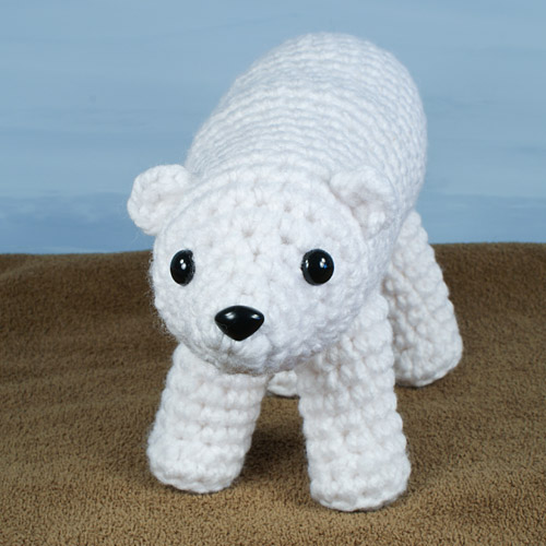 (image for) AquaAmi Polar Bear amigurumi crochet pattern - Click Image to Close