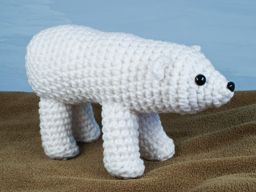 (image for) AquaAmi Polar Bear amigurumi crochet pattern - Click Image to Close
