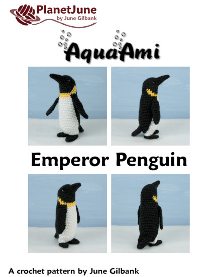 Emperor Penguin amigurumi crochet pattern - Click Image to Close