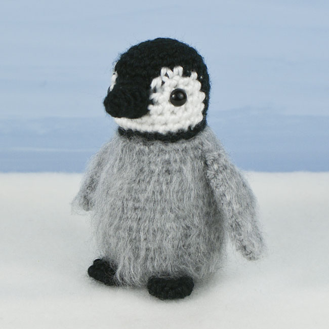 (image for) Baby Emperor Penguin amigurumi crochet pattern - Click Image to Close