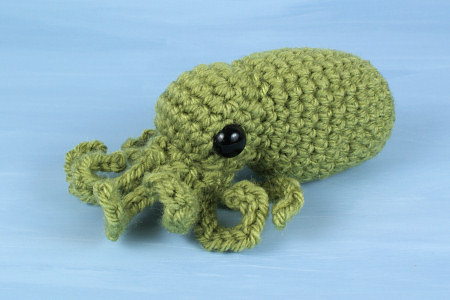 (image for) Baby Cephalopods 1: Octopus & Squid amigurumi crochet patterns - Click Image to Close
